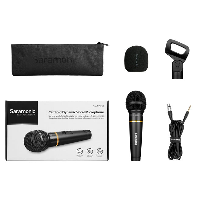 Saramonic SR-MV58 Cardioid Dynamic Vocal Microphone