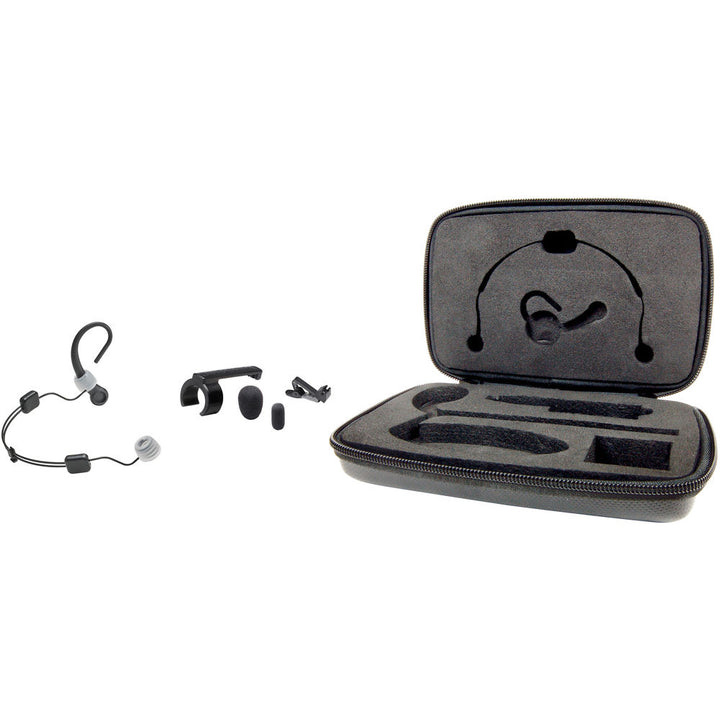 Audio-Technica BP894xcH MicroSet Cardioid Condenser Headworn Microphone and Detachable Cable (Black, 4-Pin Hirose cH-Style)