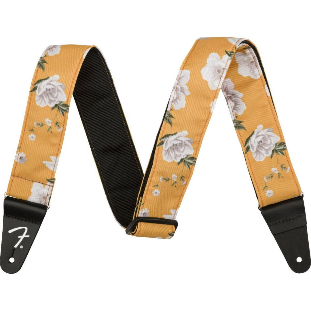 Fender Floral Strap Marigold 2"