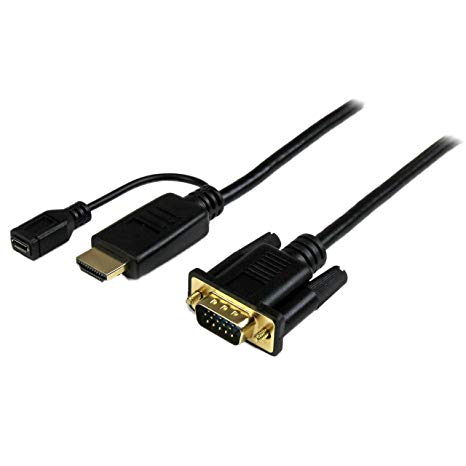 StarTech HD2VGAMM10 HDMI to VGA Cable - 10ft