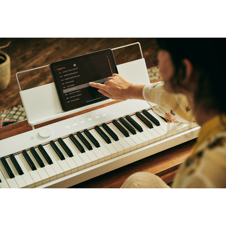 Casio PX-S1100 Digital 88-Key Piano w/ 18-Tones & Smart Scaled Action - White
