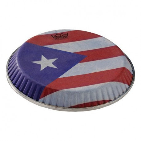Remo M7-1106-S6-SD008 - 11''Conga Drumhead, Tucked SKYNDEEP Puerto Rican Flag