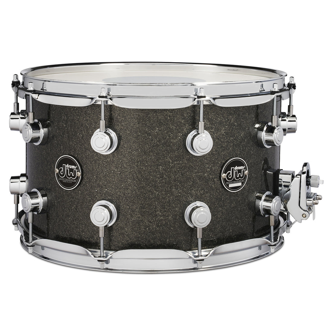 DW Performance Series Snare Drum 8x14 Finish Ply - Pewter Sparkle