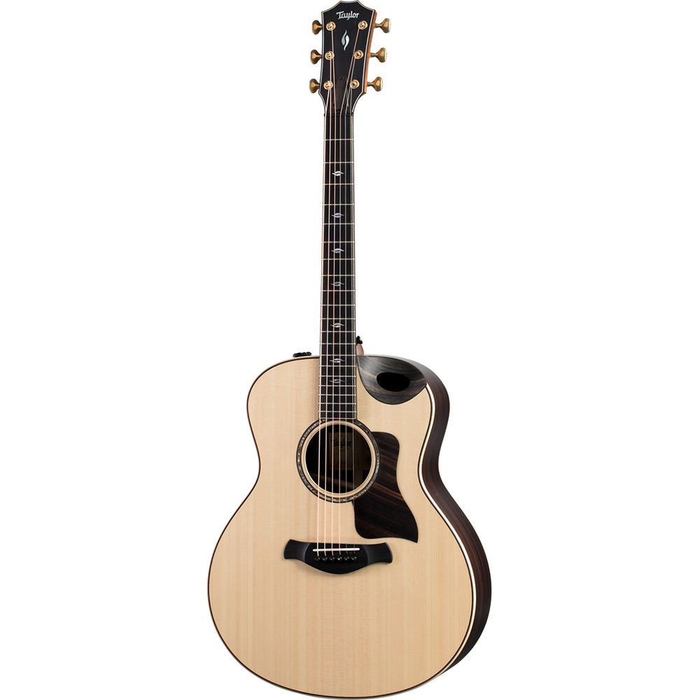 Taylor Guitars Builder's Edition 816ce, Indian Rosewood, West African Crelicam Ebony Fretboard, Expression System ® 2 Electronics, Taylor Deluxe Hardshell Brown Case