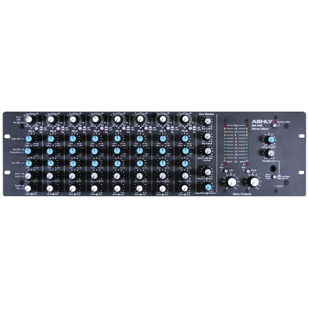 Ashly MX508 8-channel Rackmount Mixer