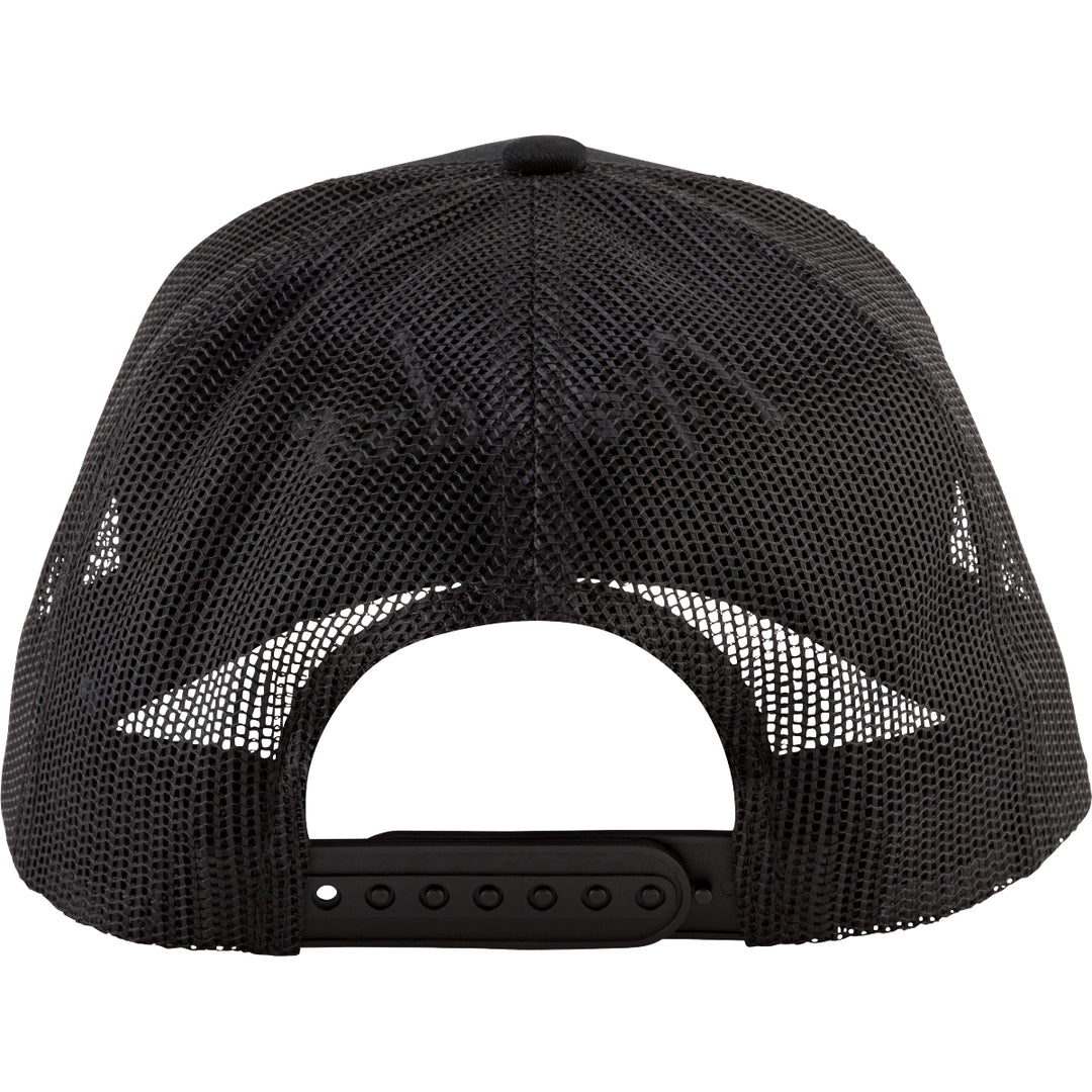 Fender Silver Thread Logo Snapback Trucker Hat (Black) - One Size Fits Most