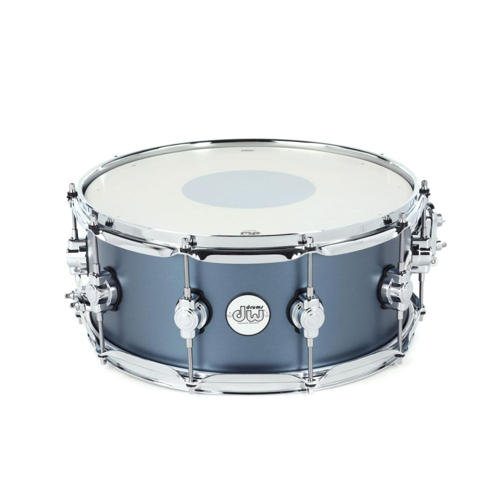 DW-DDLM0614SSBS-  Design Series Snare Drum 6x14 Matte Lacquer - Blue Slate