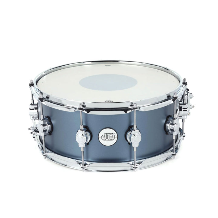 DW-DDLM0614SSBS-  Design Series Snare Drum 6x14 Matte Lacquer - Blue Slate
