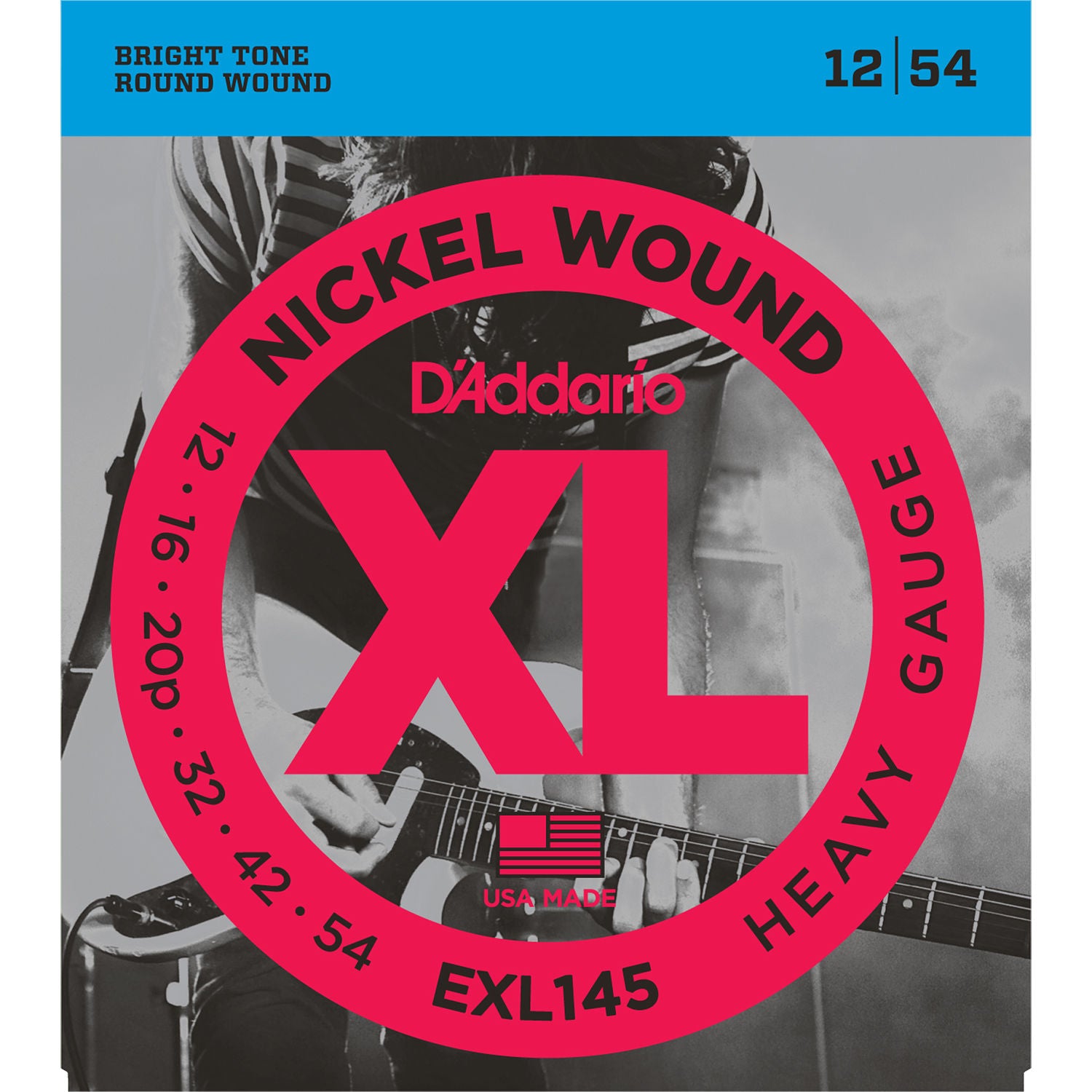 D'Addario EXL145 - SET ELEC GTR XL HEAVY – Music City Canada