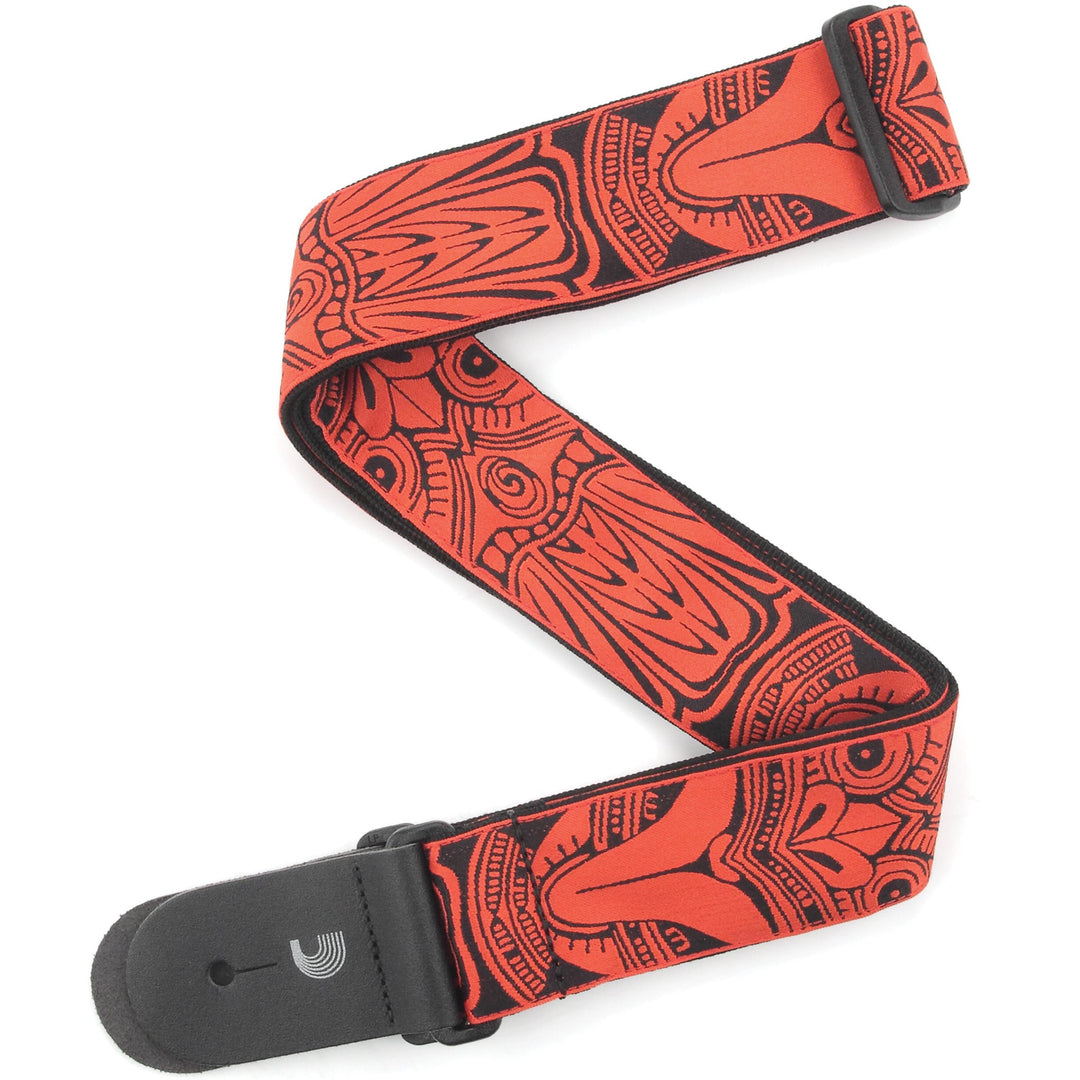 D'Addario T20W1423 - 2'' Gtr Stp, Tiki Mask - Red