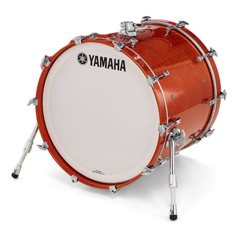 Yamaha Absolute Hybrid Maple 22” x 14” Bass Drum - Orange Sparkle