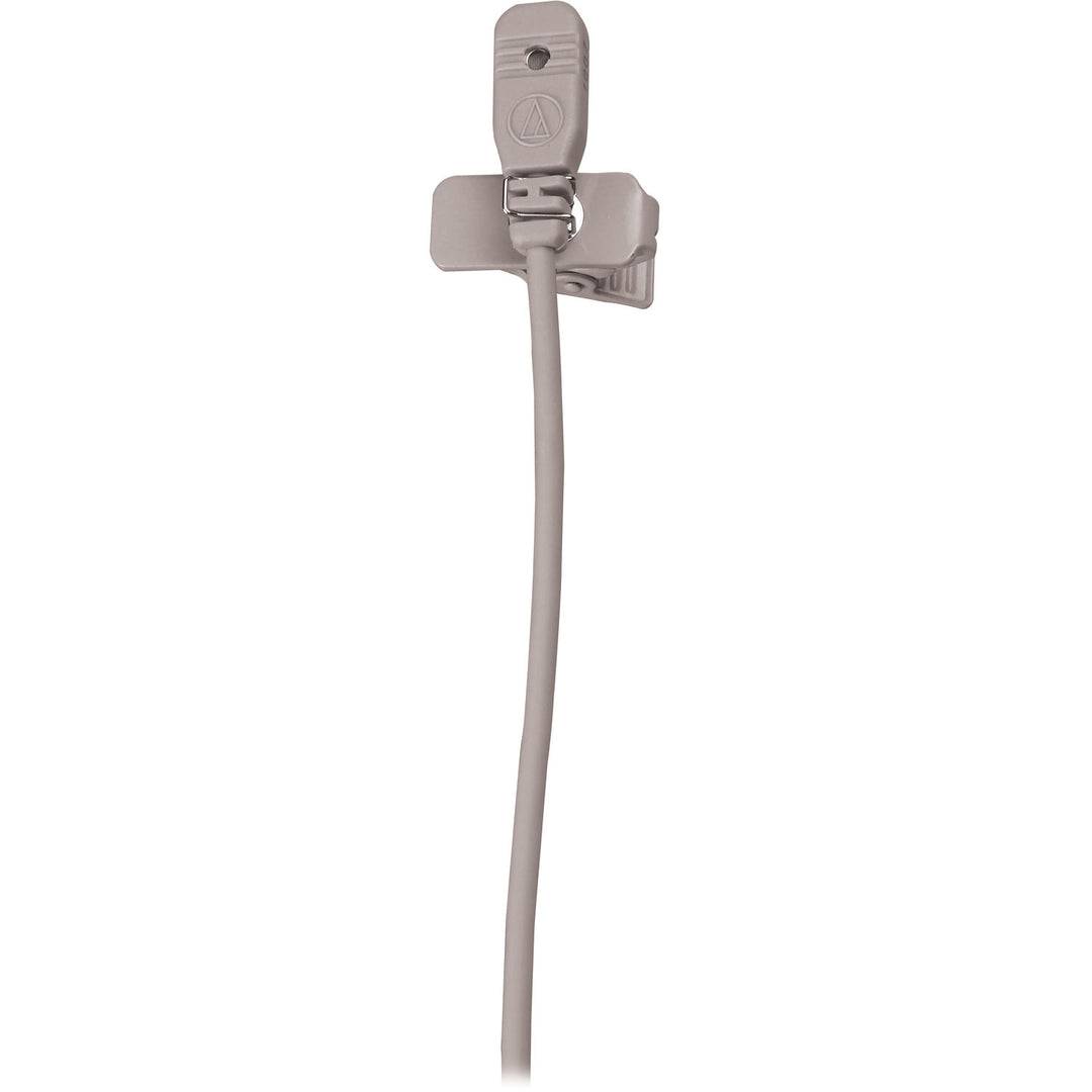 Audio-Technica MT830c Omnidirectional Condenser Lavalier Microphone - Terminated for UniPack Transmitters (Beige)