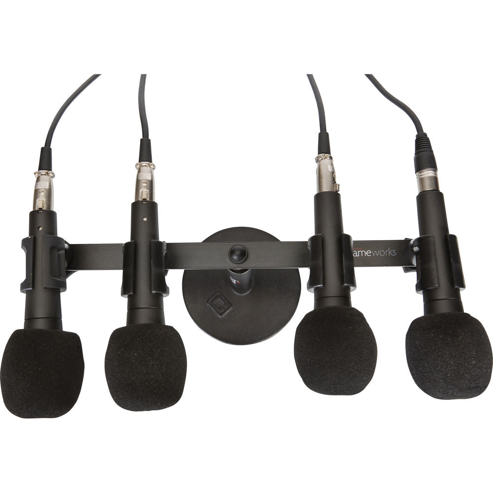 Gator Frameworks Mic Mount Bar for 1-4 Microphones