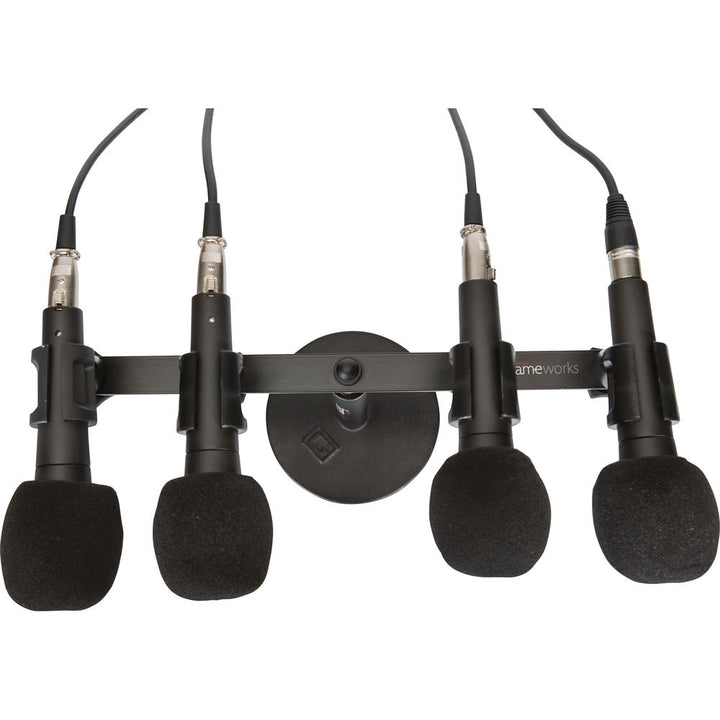Gator Frameworks Mic Mount Bar for 1-4 Microphones