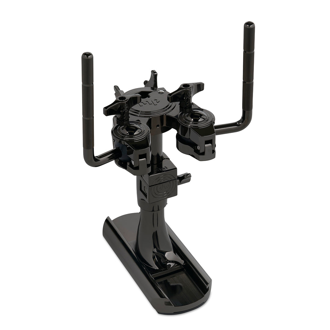 DWCP9900BDBN-DW Bass Drum Mounted Double Tom Arm w/ Slide Track, Black Nickel