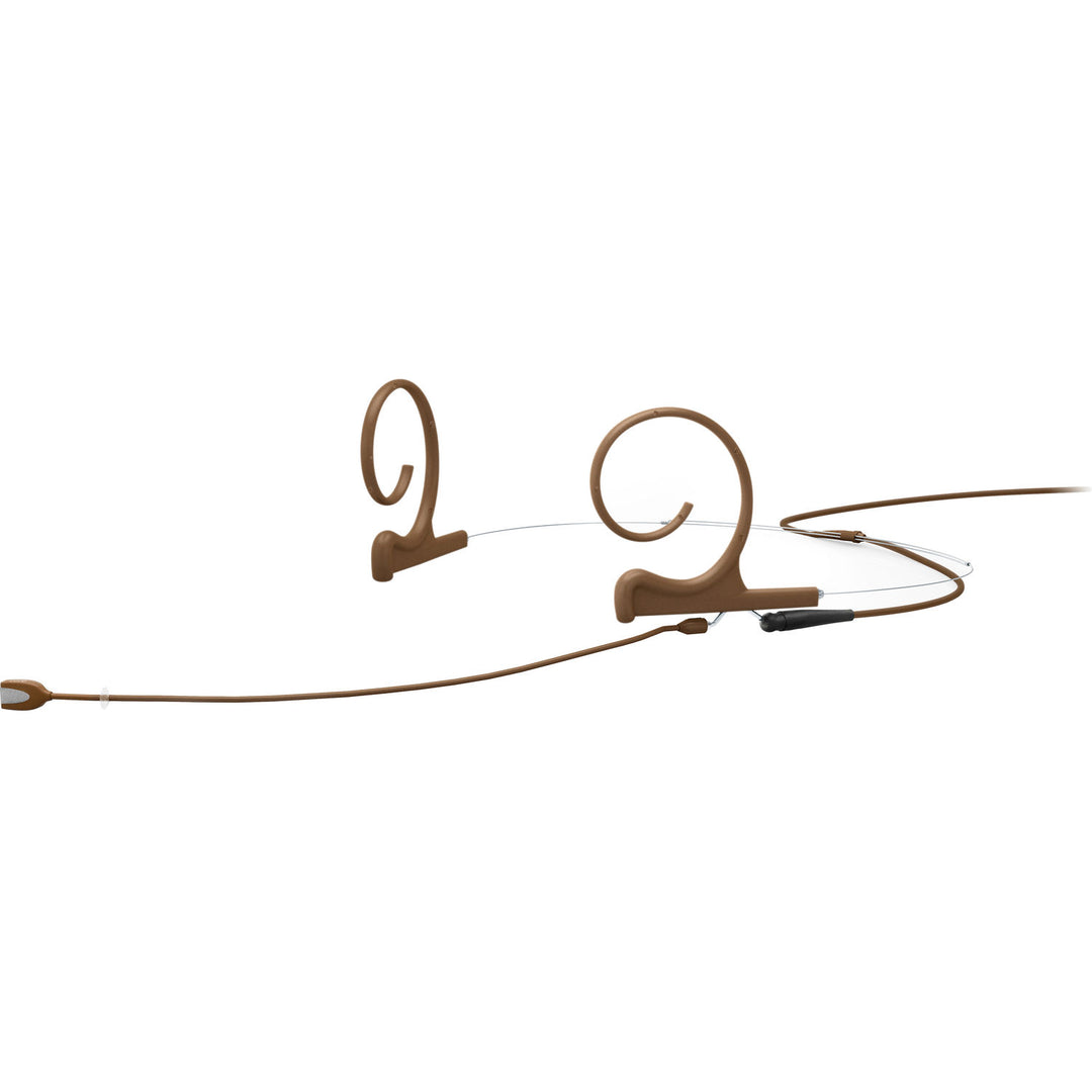 DPA Microphones d:fine Core 4188 Slim Directional Flex Headset Mic, 120mm Boom with MicroDot - Brown