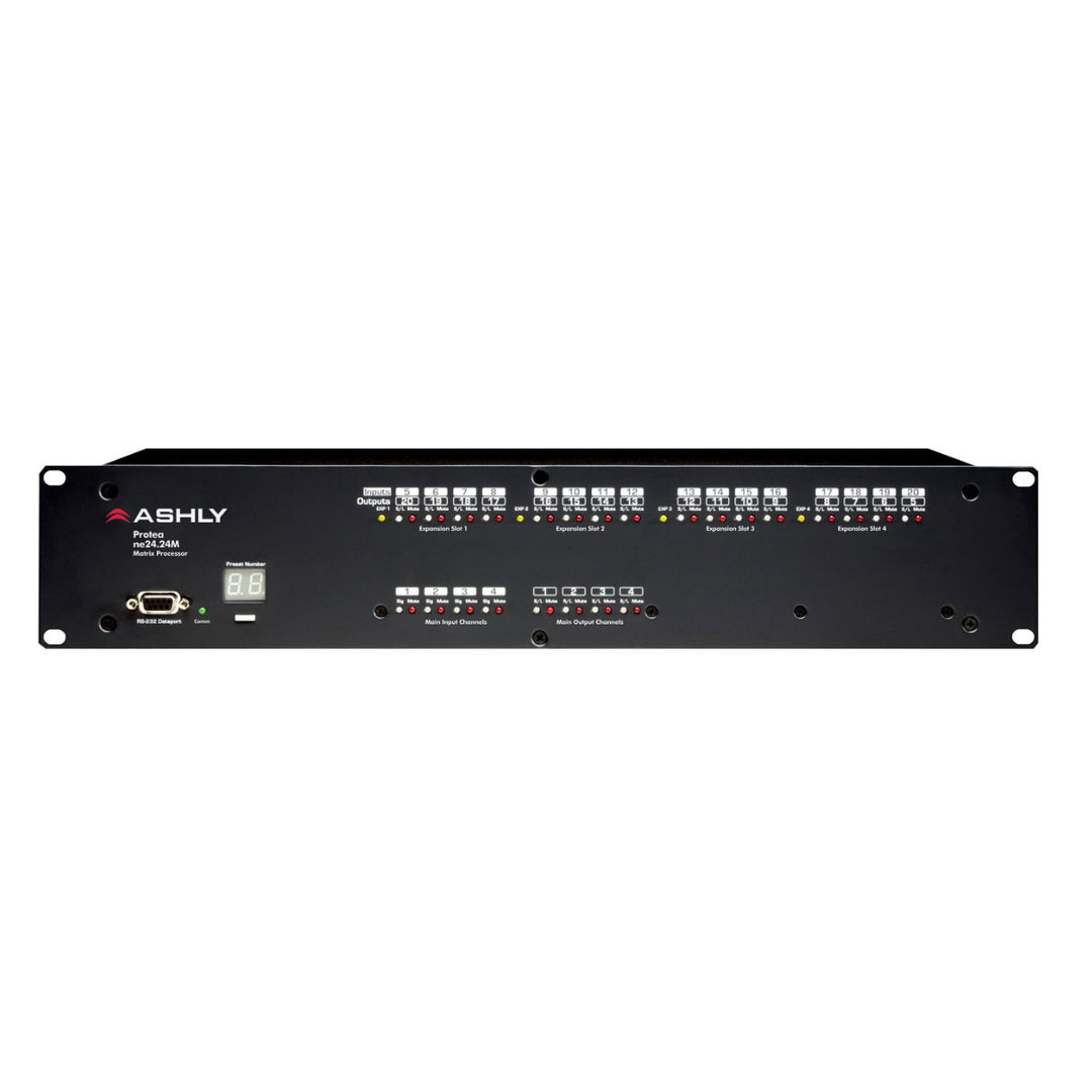 Ashly Protea DSP Audio Matrix Processor 12-In x 4-Out with Logic Card