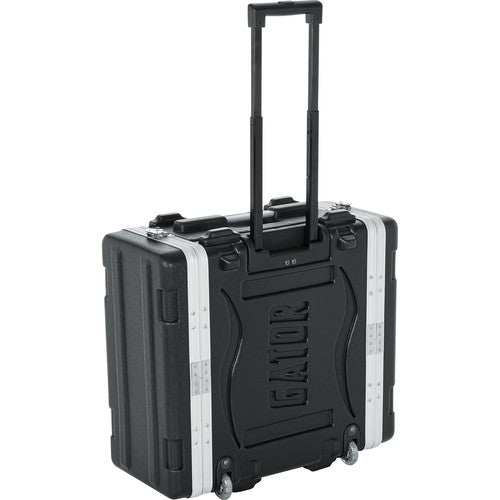 Gator GRR4L 4U Polyethylene, 19'' Roller Rack With Wheels, Pull-Out Handle