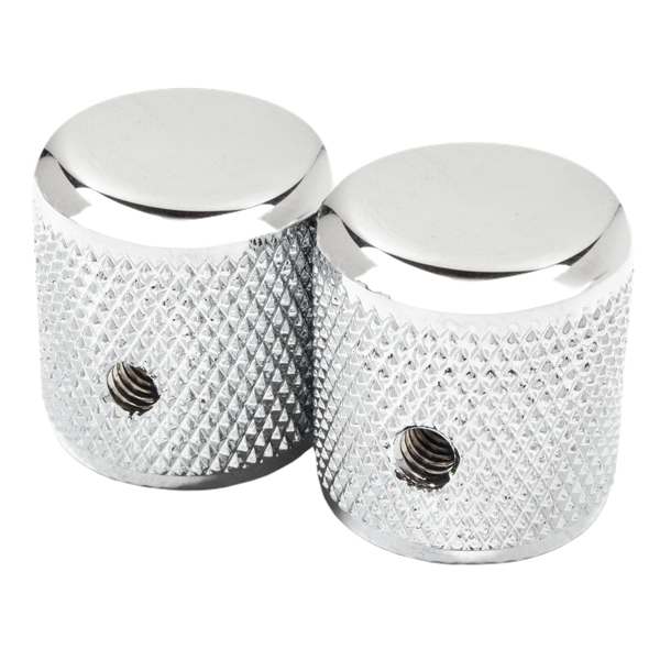 Fender Pure Vintage '58 Telecaster Knurled Knobs - Chrome