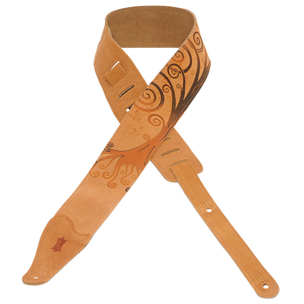 Levy's MS26COP-006 Suede Leather Guitar Strap