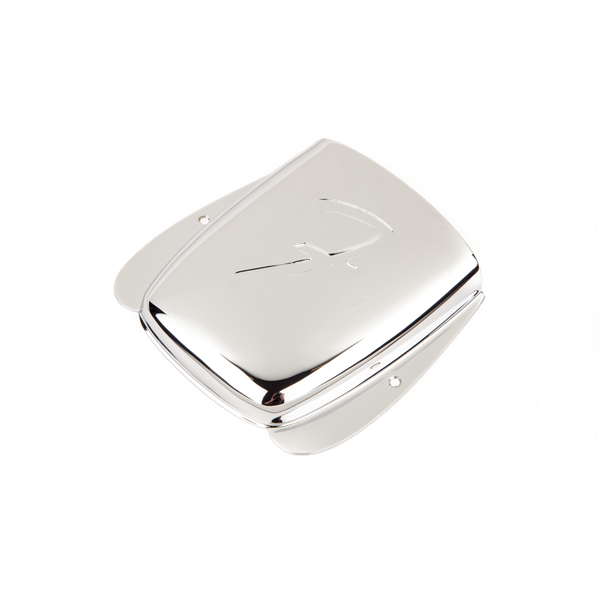 Fender Vintage-Style Jazz Bass F Bridge Cover - Chrome
