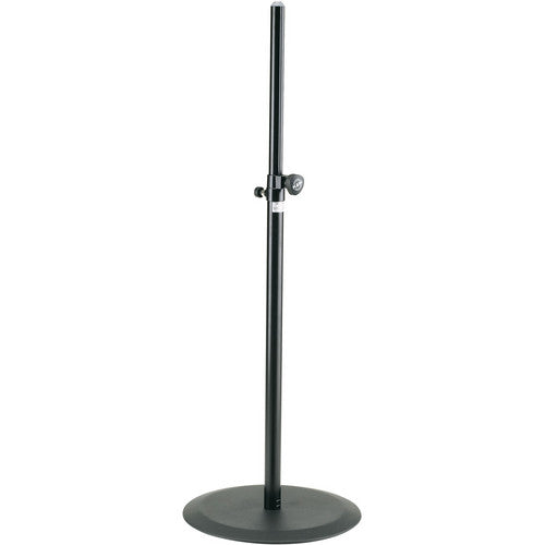 K&M 26735 Round Base Speaker Stand (Black)