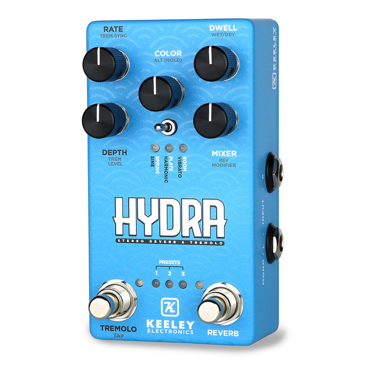 Keeley HYDRA Stereo Reverb and Tremelo Guitar Pedal