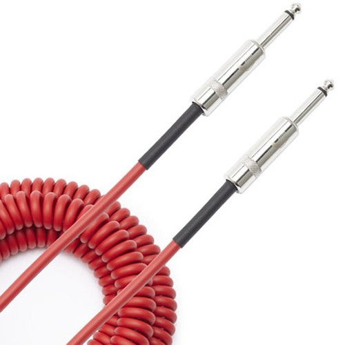 D'Addario PW-CDG-30RD - 30FT CS COILED INST CBL RD