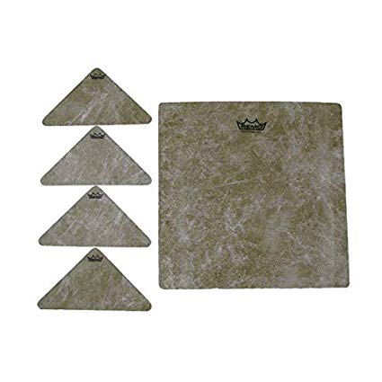 Remo HK-8520-00 - TEXTURE TARGET®SlapTapTrg,2Pc SKYNDEEP®,Beige, 5.5''X 3''