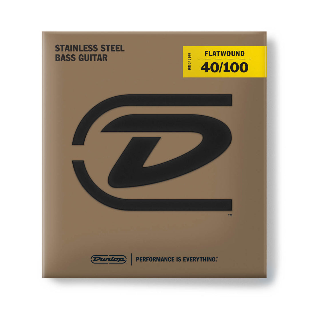 Dunlop DBFS40100 Flatwd bass string LG scale LT 4/set