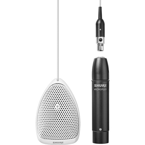 Shure MX391 Microflex Condenser Boundary Microphone Supercardioid White