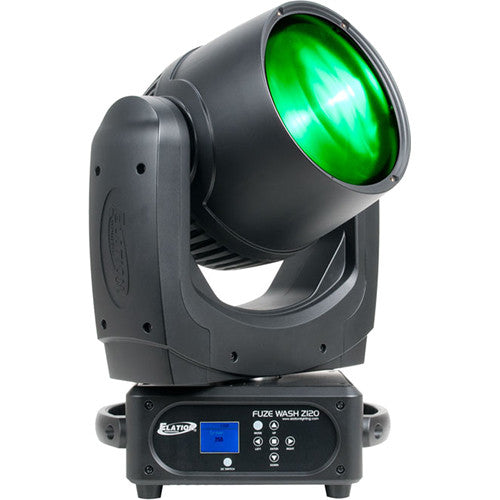 Elation FUZE-WASH-Z120 - Black Moving Head Luminaire w/120W Quad Color RGBW COB LED
