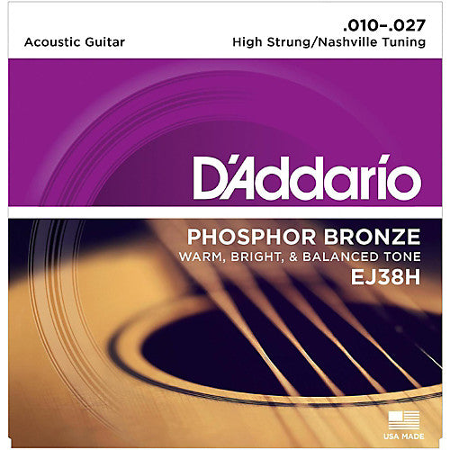 D'Addario EJ38H - SET ACOUS GTR PB NASHVILLE