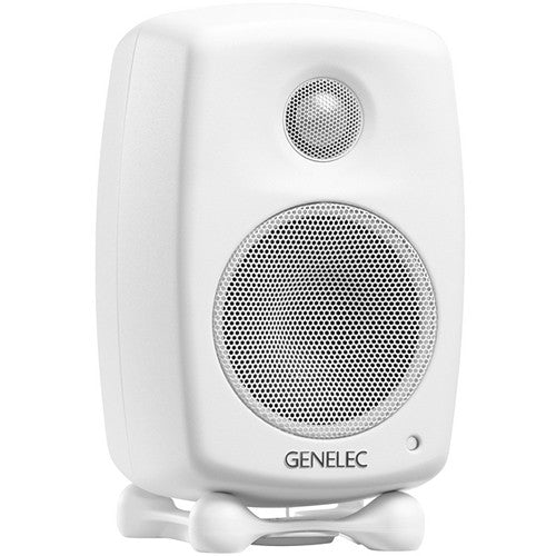 Genelec G1BWM 2-Way Active Compact Speaker with 3 In Woofer -White - Music City Canada