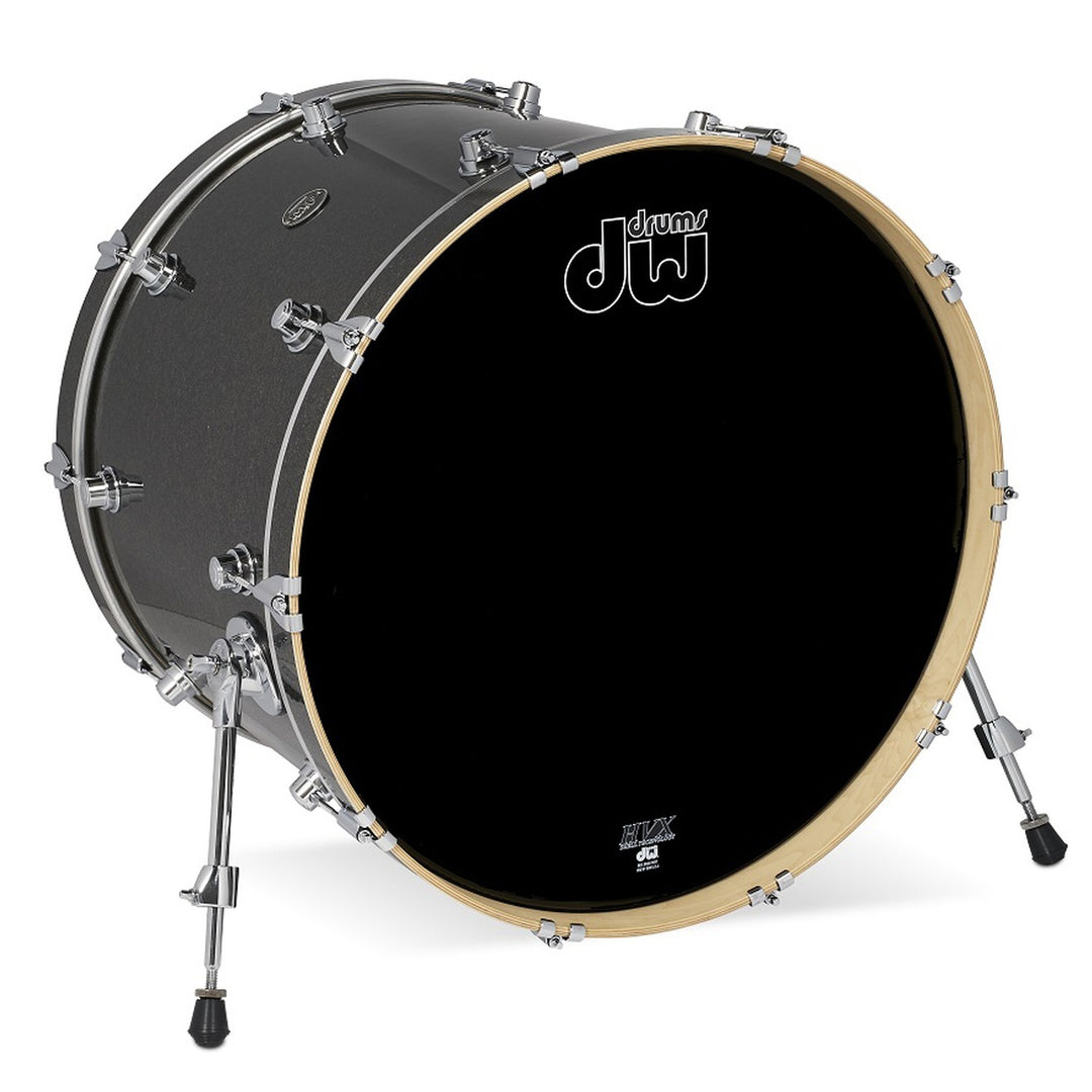 DW Performance Series Bass Drum 18x24 Finish Ply - Pewter Sparkle