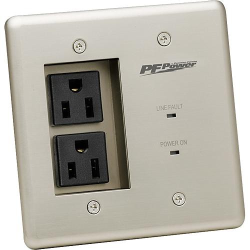Furman MIW-POWER-PRO-PFP Dual In-Wall AC Receptacles w/Voltage Monitoring Circuit