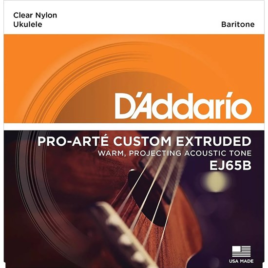 D'Addario EJ65B - SET BARI UKE CLR NYL/SLVR WND