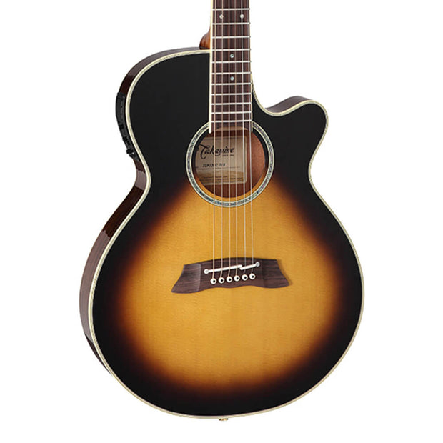 Takamine TSP138C Thinline Acoustic-Electric Guitar (with Gig Bag)