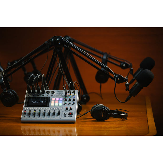 Zoom PodTrak P8 Recorder for Podcasting