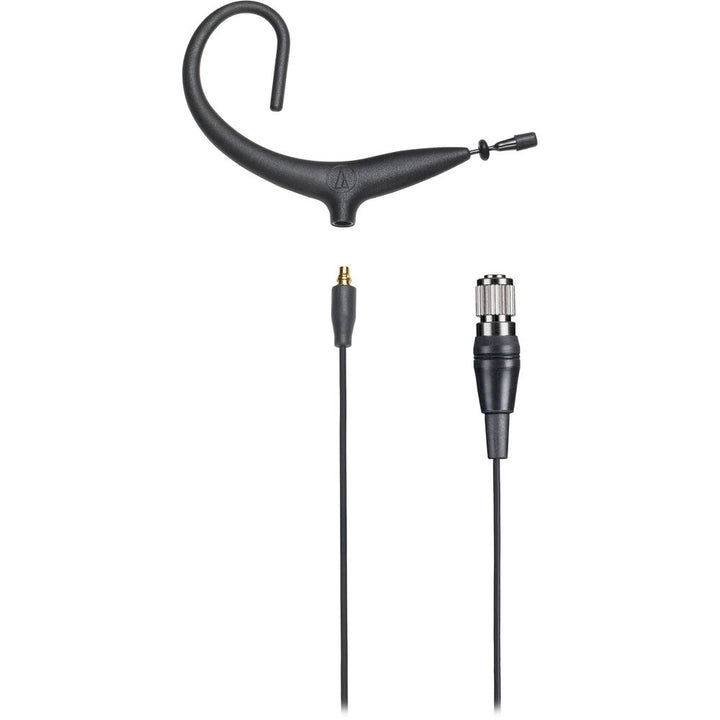 Audio-Technica BP893xCH Omnidirectional Earset and Detachable Cable with cH Connector - Black