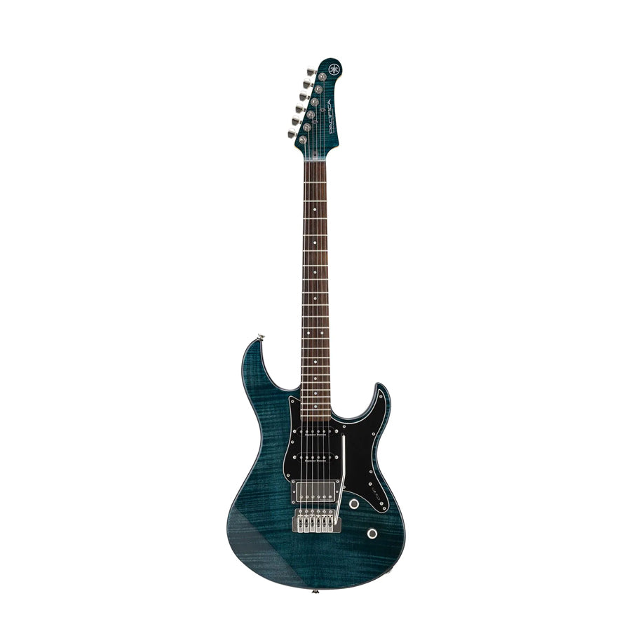 Yamaha PAC611HFM TBL Pacifica 6-String RH Electric Guitar-Translucent Black