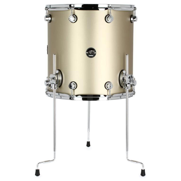 DW Performance Series Floor Tom 16x16 Hard Satin Lacquer - Gold Mist