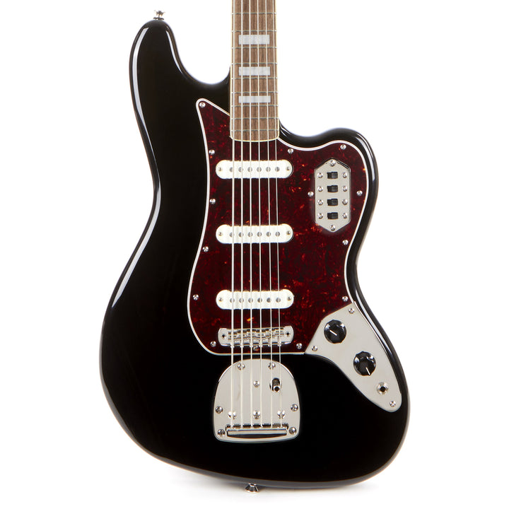 Squier Classic Vibe Bass VI Laurel Fingerboard Electric Bass Guitar - Black