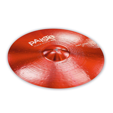 Paiste Color Sound 900 Series Red Heavy Crash Cymbal - 18”