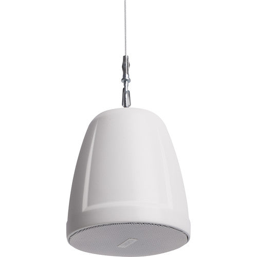 QSC 2.75'' Small Format Pendant Loudspeaker ,Cable and Fastener for Suspended Installation (White) (Pair)