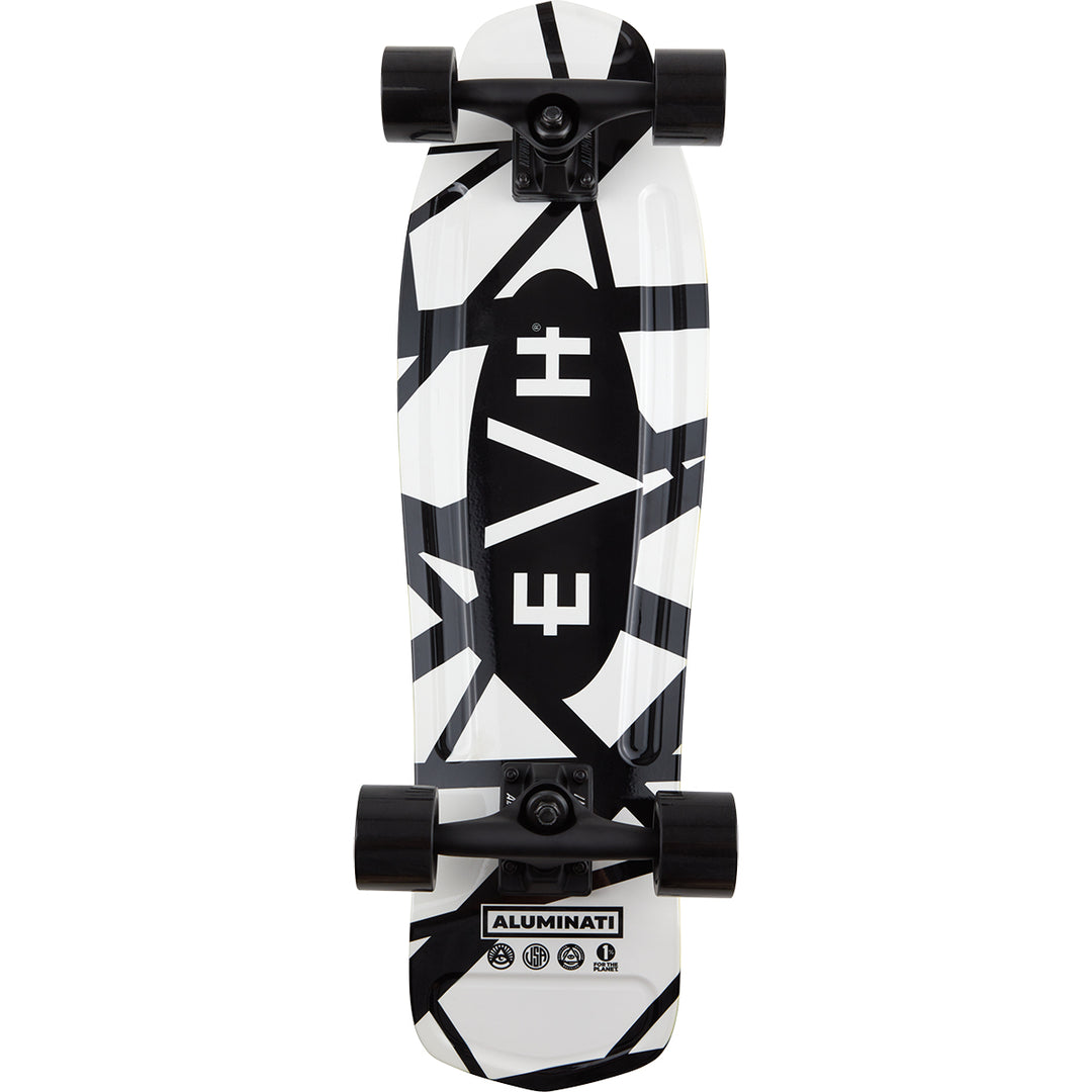 EVH Striped Skateboard