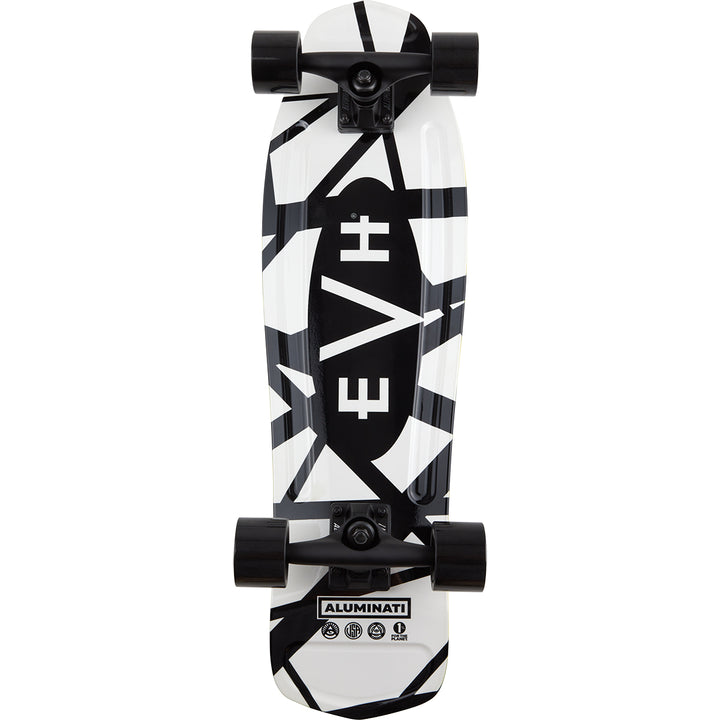 EVH Striped Skateboard