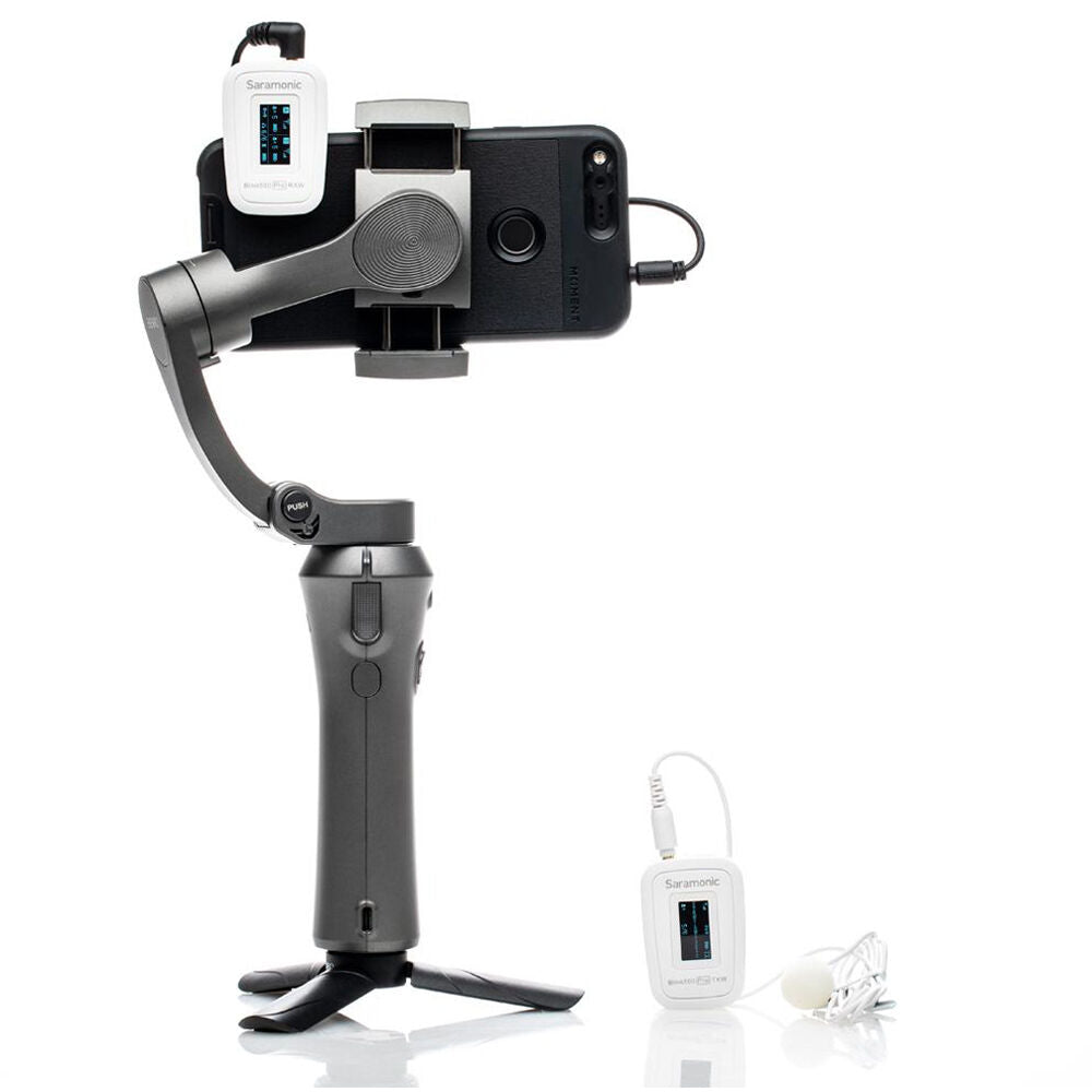 Saramonic Blink 500 Pro B1 Digital Camera-Mount Wireless Omni Lavalier Microphone System (2.4 GHz) - White