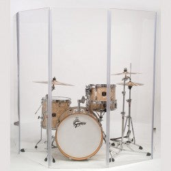 Gibraltar GDS-5 - Drum Sound Shield 66”h x 10”w 5-panel