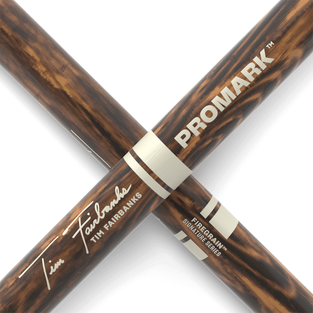 Promark TXDCTFW-FG -Promark Tim Fairbanks Firegrain Marching Snare Stick